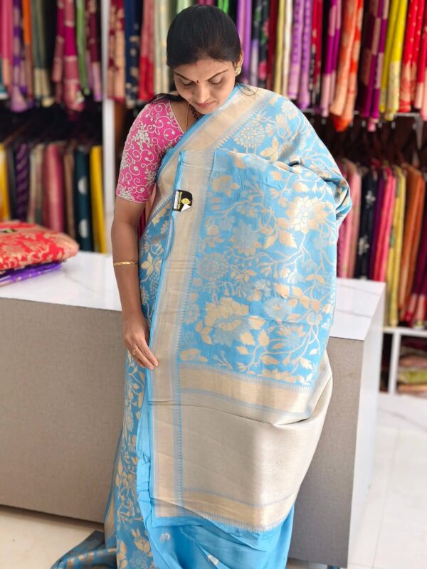 Kathan Banarasi saree - Banarasi Sarees by Shreekari Silks