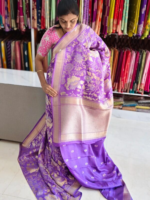 Kathan Banarasi saree - Banarasi Sarees by Shreekari Silks
