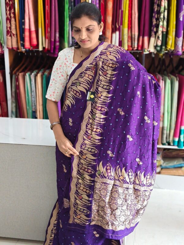 Bandini Banarasi saree - Banarasi Sarees by Shreekari Silks