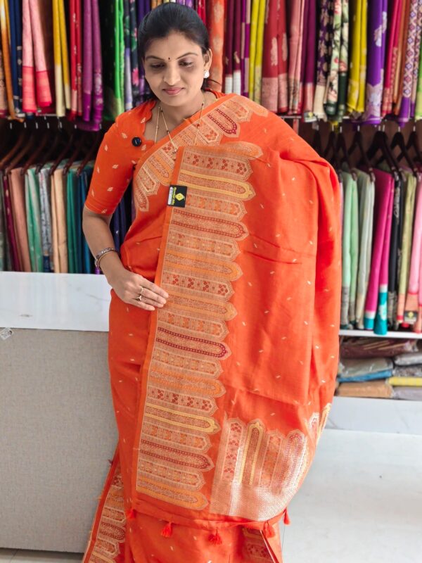 Katha Banarasi saree - Banarasi Sarees by Shreekari Silks