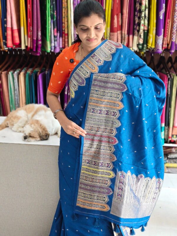 Katha Banarasi saree - Banarasi Sarees by Shreekari Silks