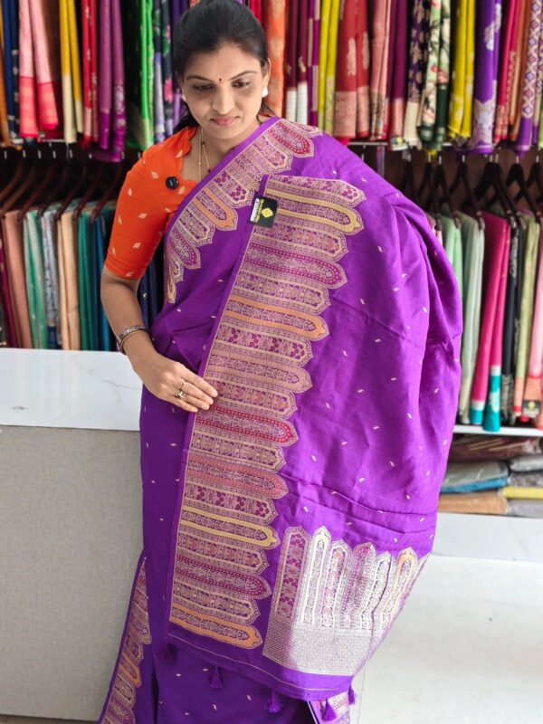 Katha Banarasi saree - Banarasi Sarees by Shreekari Silks